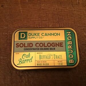Duke Cannon Solid Cologne Bourbon New